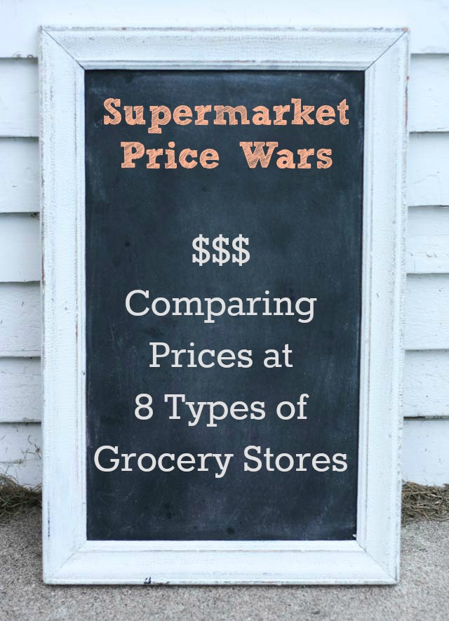 超市价格战:比较8种杂货店的价格，来自Cheap Recipe Blog亚博客服联系不上