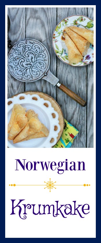 挪威krumkake食谱:点击查看食谱!