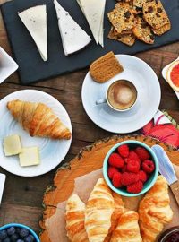 欧式早餐吧:一个简单的DIY早餐或早午餐的想法。