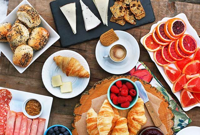 欧式早餐吧:一个简单的DIY早餐或早午餐的想法。